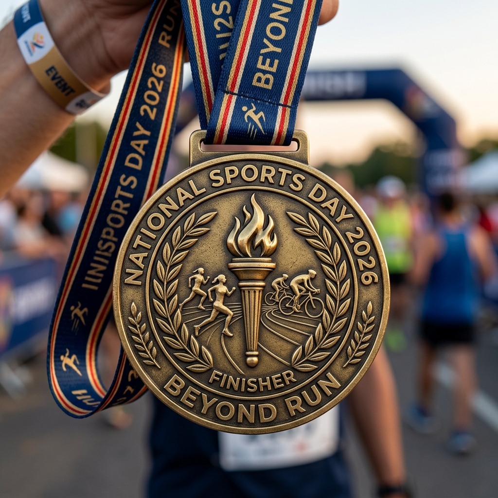 Sports Day Celebration Finisher Medal